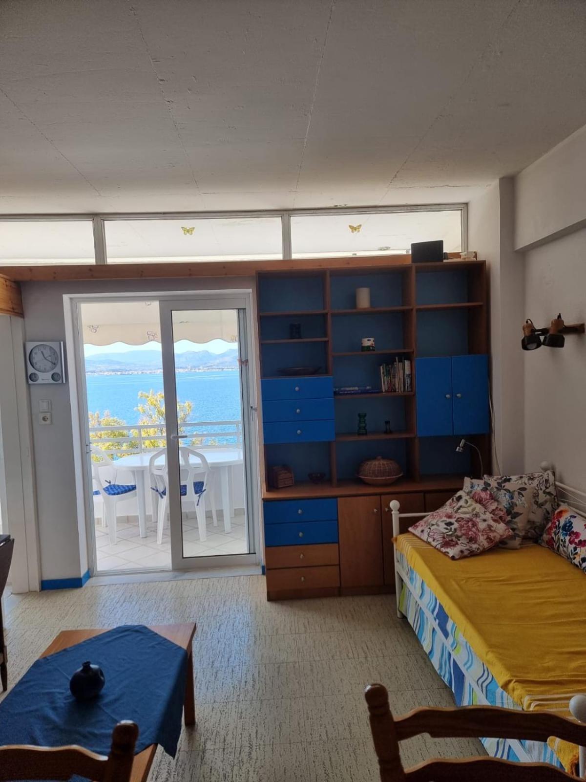 Atlas Apartment With Private Beach And Seaview Blue Loutráki Extérieur photo